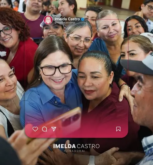 Imelda Castro Castro felicita a madres sinaloenses en el Día de las Madres