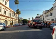 Se Incendia Restaurante en el Centro de Los Mochis, Sinaloa; Una Persona Resultó Intoxicada