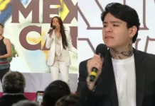 Majo Aguilar, Junior H y participantes de ‘México Canta’ realizan presentación sorpresa en Palacio Nacional Majo Aguilar, Junior H y participantes de ‘México Canta’ realizan presentación sorpresa en Palacio Nacional