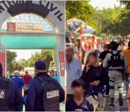 Culiacán refuerza seguridad en panteones para el 10 de mayo con operativo conjunto