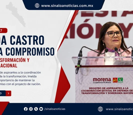 Imelda Castro se registra para coordinar la 4T en Sinaloa rumbo a 2027 y niega nexos de Morena con el crimen organizado imelda castro_resultado