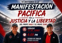 Convocan a manifestación por entrenadores deportivos detenidos en Mazatlán